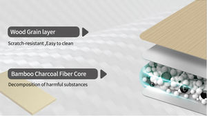 باب فندق عصري مخصص ، باب داخلي صلب من البوليمر للمنزل وغرف النوم والفيلات ، تصميم مركب نهائي - Product Image 5