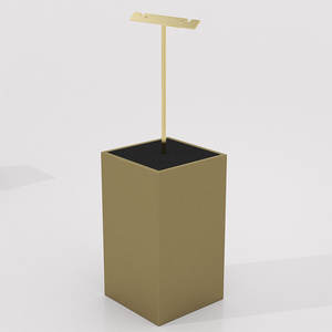 MASON <span class=keywords><strong>prix</strong></span> bon marché avec bague de luxe collier boucles d'oreilles présentoir à bijoux pour vitrine en métal microfibre ensemble de présentoirs à bijoux - Product Image 5