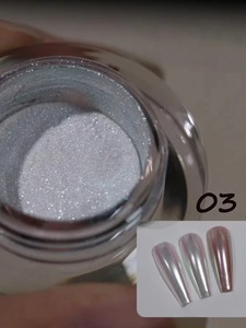 Polvo de Uñas Efecto Aurora Lunar con Espejo, Polvo de Hadas, Herramientas de Arte de Uñas Polarizadas, Arte de Uñas DIY, Arte de Uñas Artístico - Product Image 5