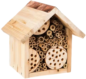 Hôtel pour insectes en bois personnalisé, pour jardin, extérieur, habitat pour abeilles, papillons, fourniture en gros - Product Image 4