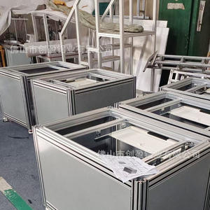 Échafaudages en profilés d'aluminium sur mesure pour les racks d'entretien, les trains à grande vitesse, les viaducs ferroviaires, les grands ateliers de construction - Product Image 2