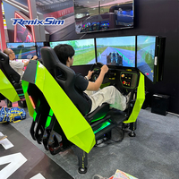 Renixsim, Simulador de Carreras Realista, Simulador de Movimiento para Carreras, Comercial, Extremo, Llave en Mano, Arena de Carreras GT, Moza Simracing