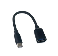 Vente chaude Deux Style 20cm Usb 3.1 Type-c Otg Câble de Données Type c Mâle à Usb3.0 Femelle Câble Adaptateur Usb Otg pour Tablette