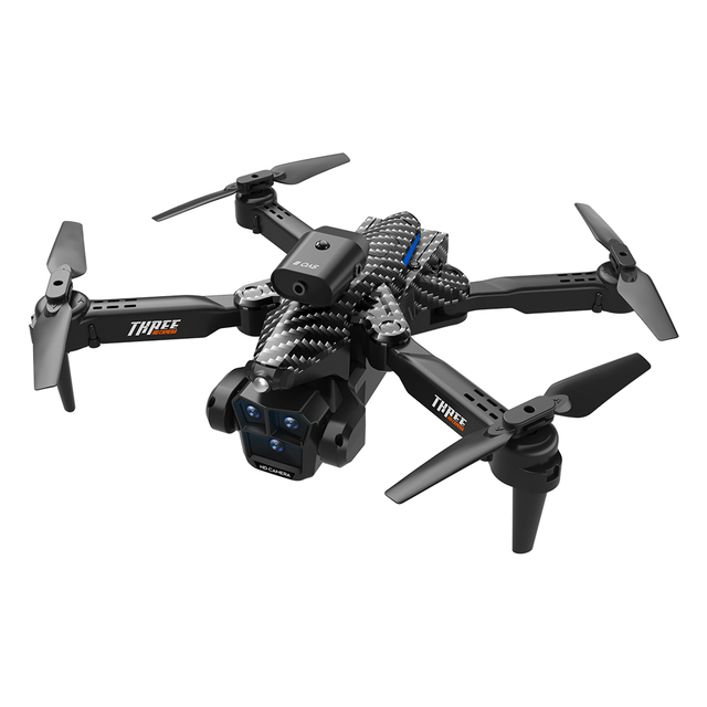 K10 Max Foldable Drone 4K ESC Triple Camera Optical Flow Positioning Obstacle Avoidance Remote Beginner Outdoor Flights 3D Flip