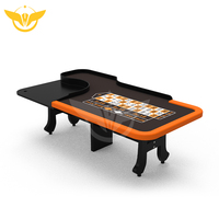 Luckyh — Roulette de Poker 86 pouces pour 10 personnes, jeu de cartes, vert foncé, pour divertissement, Club de Poker, utilisé dans le manuelle, avec Rail