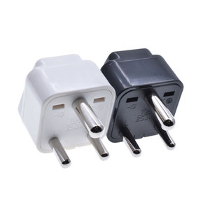 Nam Phi cắm điện du lịch Dubai saudi arabia Ấn Độ Pakistan Ổ cắm điện Adapter Loại D 10a250v màu đen Anh cắm - Product Image 3