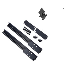 قضبان انزلاقية قابلة للتخصيص من الألومنيوم لطاولة المطبخ وطاولة الطعام، تُثبت تحت السطح أو مسطحة، لأثاث غرفة النوم - Product Image 1