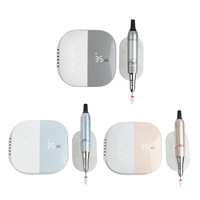 Nouvelle perceuse à ongles JMD-108, 35000 tr/min, polissage, lustrage, élimination des cuticules, ensemble d'outils de manucure électrique, écran LCD, faible bruit, métal