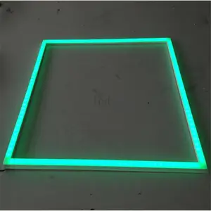 أحدث تصميم حديث 2x2 1x4 إطار تثبيت من الألومنيوم خفي لجولة مربعة بمصباح led RGB