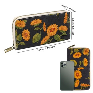 For Vegan Cork RFID Blocking Short Open Fruit Pattern Men's <b>Wallet</b> & Cosmetic Purse - Product Image 3