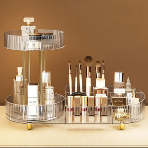 2025 החדש 2 ב 1 360 איפור מסתובב המארגן גדול מסתובב איפור skincare - Product Image 2