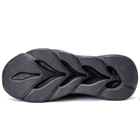 Chaussures de travail pour hommes, légères, antidérapantes, confortables, avec embout en acier, résistantes aux perforations, doublure en mesh, design sportif