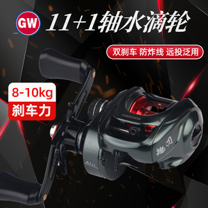 Carrete de Pesca Guangwei Fun Blade, Aleación de Aluminio, 11+1 Rodamientos, Carrete para Pesca de Cabeza de Serpiente - Product Image 2