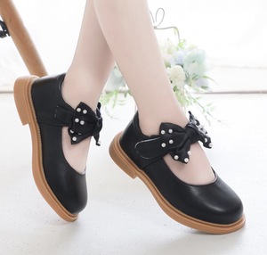 Zapatos Planos para Niñas, Nuevo Diseño Otoñal, Hermosos Zapatos con Lazo Marrón para Niñas, Zapatos de Princesa - Product Image 4