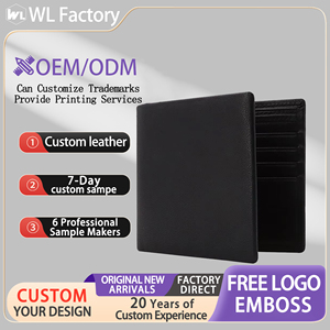 <strong>Best</strong> Brand OEM Carbon Fiber Texture PU Leather <strong>Card</strong> and Coin Wallet for <strong>Men</strong> RFID Feature Custom Logo Pattern for Cash Storage - Product Image 1