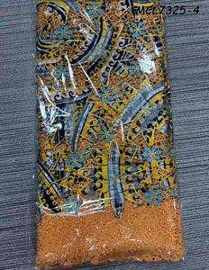 Mikemaycall Tissu <span class=keywords><strong>Pagne</strong></span> Africain Ankara 3D Scintillant <span class=keywords><strong>en</strong></span> Coton Supper Glitter Grande Qualité - Product Image 4