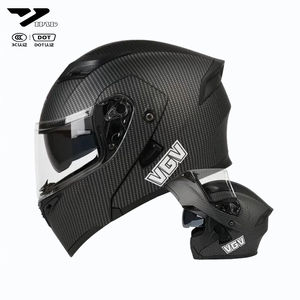 Casque de moto intégral Vgv 90, style mecha élégant - Product Image 1