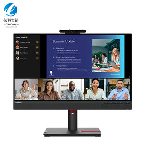 Moniteur d'<span class=keywords><strong>ordinateur</strong></span> portable et de bureau Lenovo ThinkVision T24v-30 23,8 pouces IPS 75 Hz FHD avec caméra HDMI+VGA+DP+USB 99% sRGB - Product Image 1