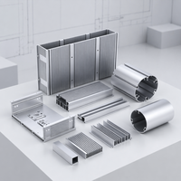 Module de dissipateur thermique en aluminium 6061 6063 anodisé dur, cadre linéaire, usinage CNC personnalisé, tournage et fraisage OEM pour équipement d'automatisation et d'alimentation