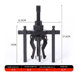 Extracteur de roulement interne à 3 griffes en acier moulé, kit robuste pour le retrait de roulements pilotes pour la réparation de voitures, motos et camions - Product Image 3