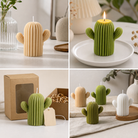 Maßgefertigte Kaktusförmige Soja-Duftkerze zur Heimdekoration - Muttertags- & Weihnachtsgeschenk