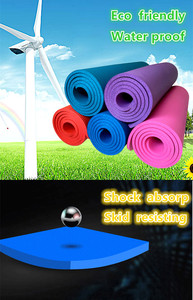 NBR Eco-Friendly Thick <b>Yoga</b> <b>Cushion</b> with Custom Logo 1830*610*8mm Portable Folding Universal Use - Product Image 2