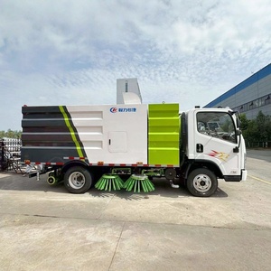 Camión barredor de limpieza de carreteras de alta presión China FAW 4x2 8CBM en venta - Product Image 1