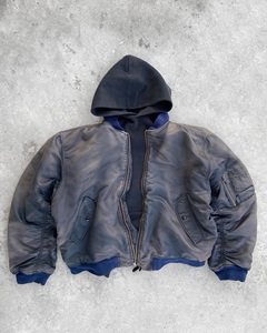 Manteaux d'hiver OEM personnalisés pour pilote de vol aviateur pour hommes veste Faux Bomber vintage en nylon imperméable à l'eau fermeture éclair réversible <span class=keywords><strong>XS</strong></span> XL - Product Image 3