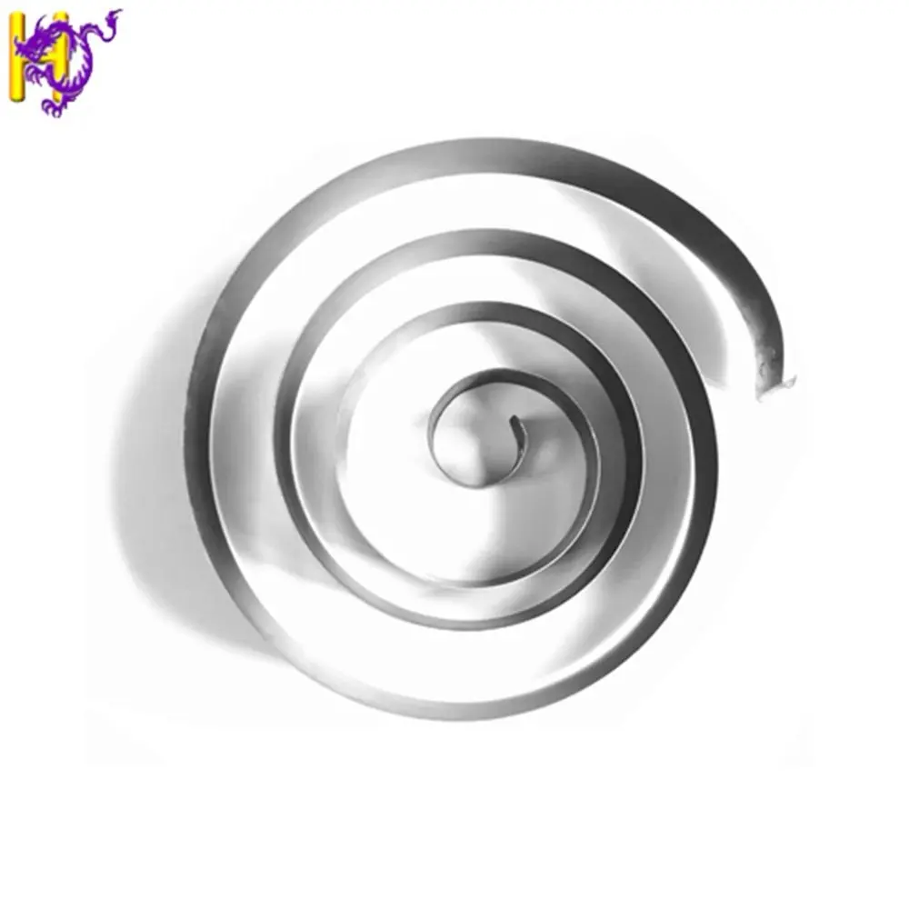 Factory Custom SUS301 Flat Spring Steel Ribbon Coil Volute Spiral Flat Clock Constant Force Spring For Vacuum Cleaner