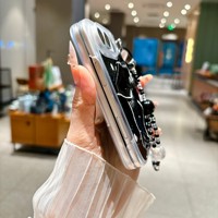 Étui en époxy à paillettes avec bracelet papillon, coque de téléphone élégante antichoc pour iPhone 18 Ultra