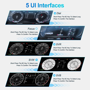 Navihua - Panel de Instrumentos Digital LED de 12.3 Pulgadas para Automóvil, Pantalla LCD para el Tablero de Mandos de Land Rover Discovery 5 L462 - Product Image 5