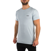 Fabricant de vêtements, t-shirt personnalisé pour homme, t-shirt respirant de haute qualité, coupe ajustée, t-shirt en spandex/coton