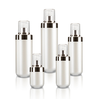 Bouteille avec couvercle en cristal, 10 pièces, flacon monomère acrylique de 60ml, bouteille avec col doré