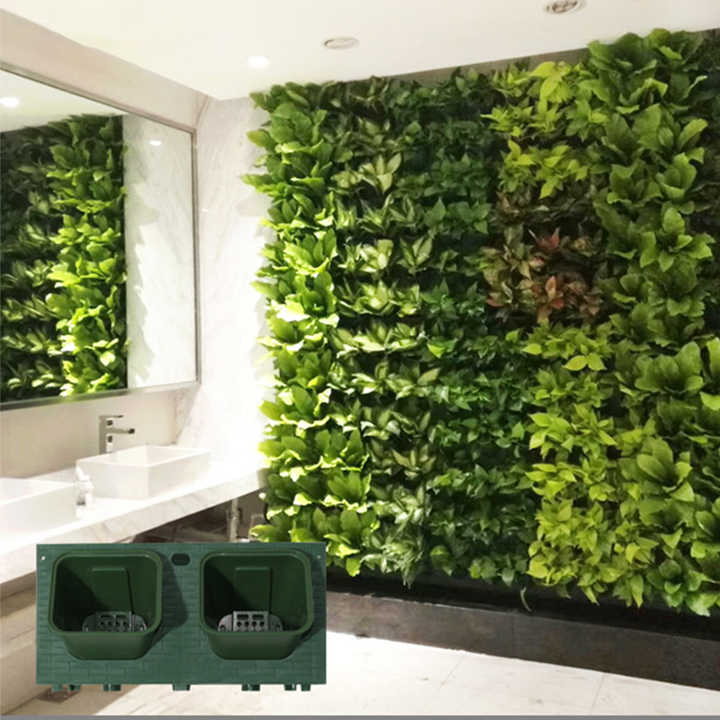 Indoor and Outdoor Background Vertical Green Wall Automatic Irrigation ... - Have An View Price Green Wall Planter For Slide