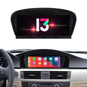 Android 13 8.8 "araç Dvd oynatıcı oyuncu için Bmw 5 serisi E60 E61 E62 3 serisi E90 E91 E92 araba Video ses Stereo Gps navigasyon