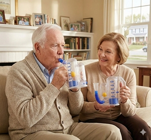 Medizinischer Lungenübungsapparat Atemtraining 1 Ball Volumetrisches Atemförderungs-<span class=keywords><strong>Spirometer</strong></span> - Product Image 1