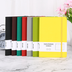 Thiết kế mới sáng PU Leather Bìa máy tính xách tay A5 Glossy dòng trang nhật ký long lanh màu máy tính xách tay với dây đeo đàn hồi - Product Image 2