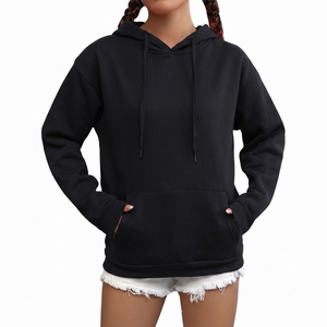 Sweat-shirt à capuche pour homme en molleton de coton épais de qualité supérieure, personnalisable avec logo brodé 3D, fabrication OEM, référence 7743 - Product Image 1