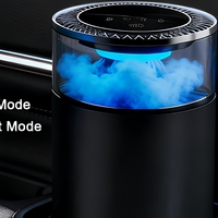 Diffuseur d'arômes portable pour voiture avec technologie de capsule sans eau et logo personnalisé, appareil intelligent alimenté par USB pour purificateur d'air de voiture