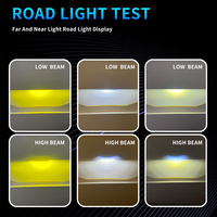Nouvel objectif de projecteur Bi-LED P28 tricolore de 2,5 pouces, trois couleurs, objectif de projecteur Bi-LED de 3 pouces H4 H7 9006 pour voiture