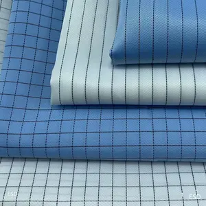 Factory Wholesale Lightweight Modacril Cotton Nylon Antistatic Esd Filter Double Side Conductive Fabric
