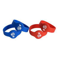 En venta 125Khz Serigrafía Electrónica Niños Adultos NFC RFID Pulsera de silicona Pulsera