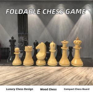 Regalo per Bambini <span class=keywords><strong>a</strong></span> <span class=keywords><strong>Tema</strong></span> Natalizio, Pezzi degli <span class=keywords><strong>Scacchi</strong></span> di Lusso Fatti <span class=keywords><strong>a</strong></span> Mano di Grandi Dimensioni 3,5 Pollici per Giochi da Tavolo Ludo - Ecologici e Durevoli - Product Image 2