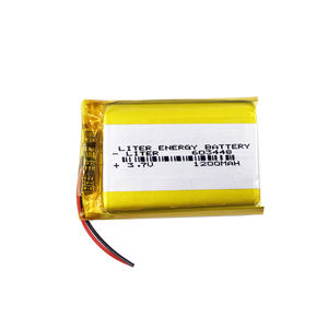 Batterie au lithium polymère rechargeable 1200mah 603448 603550, batterie Lipo <span class=keywords><strong>LED</strong></span> 3.7v en parallèle, fabrication en usine - Product Image 4