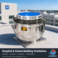 Ventilateur axial de toit en aluminium, souffleur d'extraction industriel, base carrée, pression d'air 85-481Pa, roulement à billes, 220V/380V pour atelier