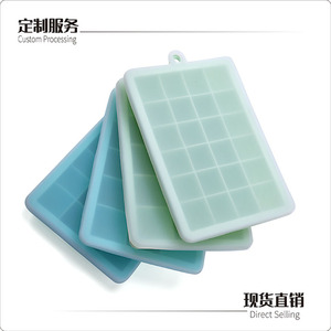 Bandeja de silicona para cubitos de hielo Lihefeng, 15 y 24 compartimentos con tapa, para gelatina, chocolate, hielo, congelación rápida - Product Image 3