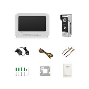 Système de sonnette vidéo intelligente |   Caméra de sécurité domestique avec vision nocturne, alimentation PoE, en alliage d'aluminium et contrôle d'accès par déverrouillage par téléphone - Product Image 5