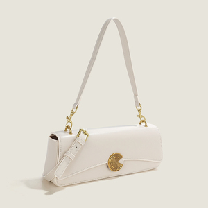Alta calidad moda mujer Rectangular Senior Sense Cross Body bolsos Simple versátil axila bolsa - Product Image 1