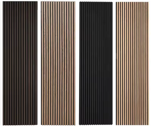 Panneau acoustique PET insonorisant artistique en forme de vague 3D en placage de bois MDF de qualité supérieure pour salle d'enregistrement - Product Image 6