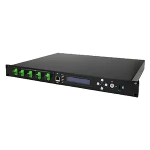 Produsen profesional JUSD Laser CATV 4 Port pompa ganda 1550nm EDFA penguat optik 19-23dbm EDFA dengan kualitas tinggi